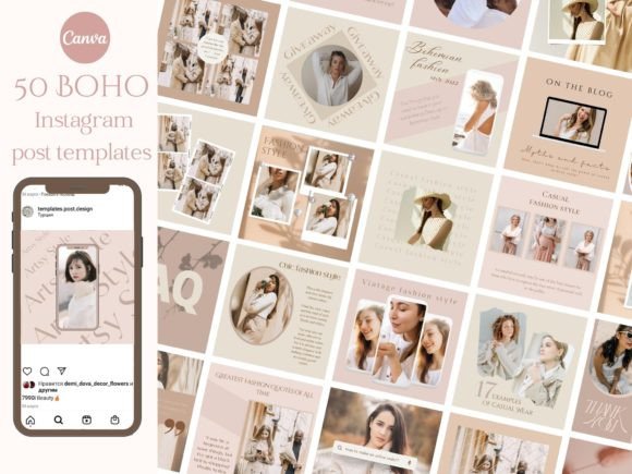 50 Neutral Instagram Post Templates: Elevate Your Feed