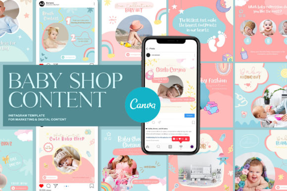 Baby Content Instagram | CANVA Templates: Elevate Your Feed