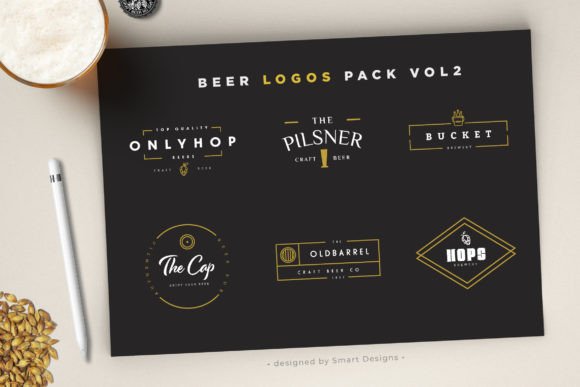Beer Logo Templates X6 Vol2: A Designer's Toolkit