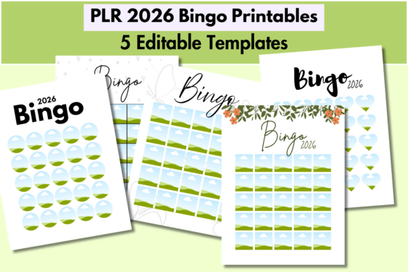 Design Your Own Bingo Fun with PLR 2026 Editable Canva Templates