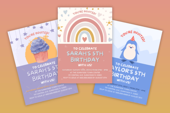 Designing Joy: A Guide to Modern Kids Birthday Party Invitation Templates