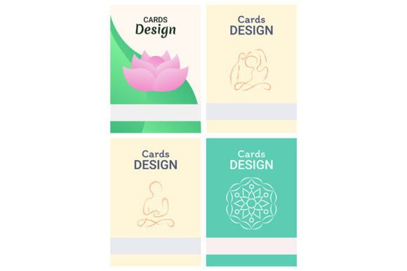 Meditation Vector Card Design Templates: A Calm Approach to Visual Storytelling
