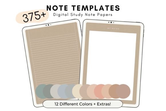 Organize Your Creative Chaos with Boho Digital Note Templates