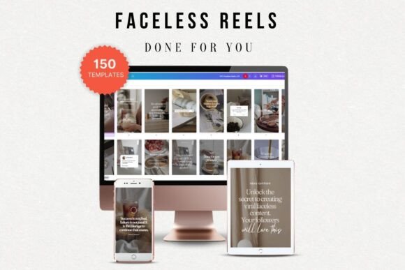 Transform Your Instagram: 150 Faceless Reels Templates